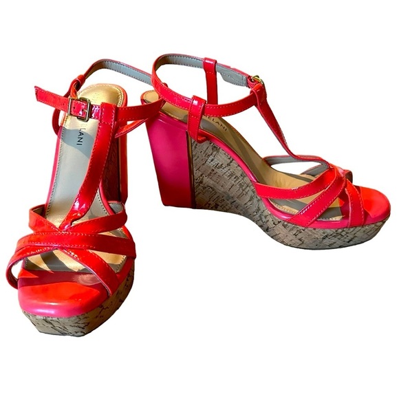 ANTONIO MELANI Shoes - Antonio Melanie Wedge Heel Shoe Women’s Pink Coral Size 7.5